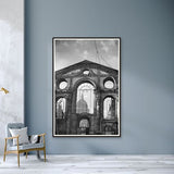 St Pauls through the window of St Mary Le Bow by Frank Rust - Part of The Northcliffe Collection