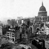 St Paul's in the ruins by Frank Rust - Northcliffe Collection