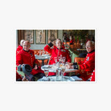Chelsea Pensioners enjoying drinks at The Ivy by Lucy Young