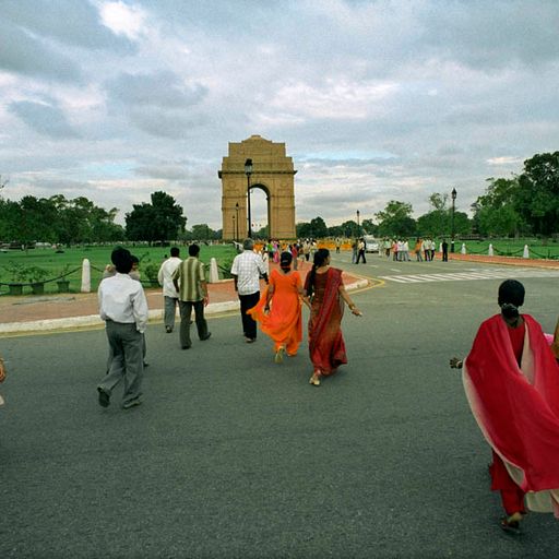 Promenade along the Rajpath by Brian Harris