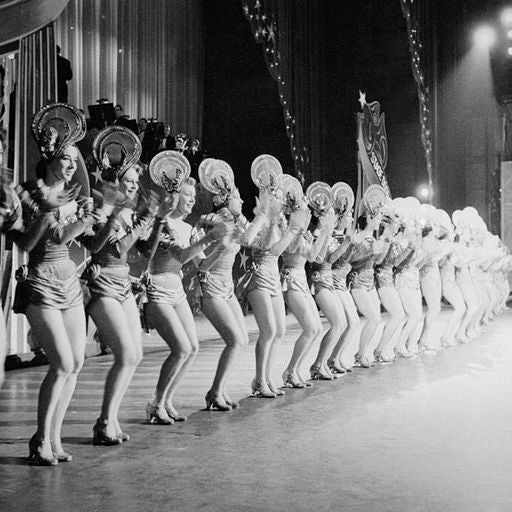The Rockettes on stage by George Douglas